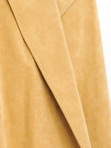 Halston Camel Ultrasuede Ensemble Suit arcadeshops.com