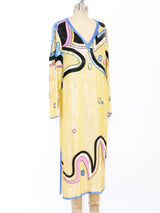 Embellished Pastel Silk Dress Dress arcadeshops.com