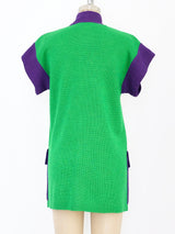 Yves Saint Laurent Colorblock Knit Jacket Jacket arcadeshops.com