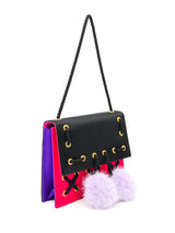 Renaud Pellegrino Laced Pom Pom Satin Bag Accessory arcadeshops.com