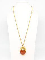 Owl Pendant Necklace Accessory arcadeshops.com