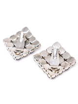 Crystal Checkerboard Earrings Accessory arcadeshops.com