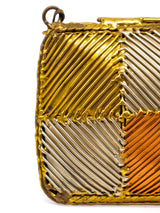 Brutalist Mixed Metal Crossbody Bag Accessory arcadeshops.com