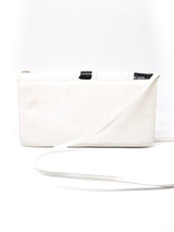 Carlos Falchi Black and White Patchwork Clutch Accessory arcadeshops.com
