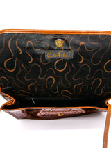 Carlos Falchi Mixed Skins Convertible Clutch Accessory arcadeshops.com