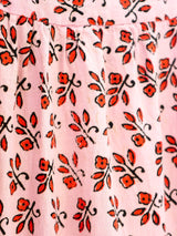 Block Printed Pieced Maxi Dress Dress arcadeshops.com