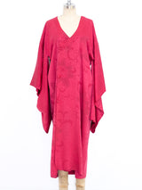 Rust Jacquard Silk Kimono Jacket arcadeshops.com