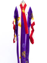 Striped Floral Printed Kimono Jacket arcadeshops.com