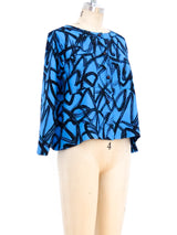 Balenciaga Scribble Printed Top Top arcadeshops.com