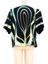 Terry and Toni Rainbow Painted Short Sleeve Jacket Jacket arcadeshops.com