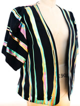 Terry and Toni Rainbow Painted Short Sleeve Jacket Jacket arcadeshops.com