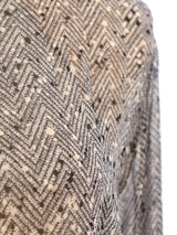 Valentino Houndstooth Chiffon Top Top arcadeshops.com