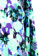 Emanuel Ungaro Tropical Floral Lantern Sleeve Top Top arcadeshops.com