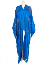 Tiger and Dragon Metallic Embroidered Robe Jacket arcadeshops.com