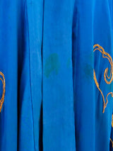 Tiger and Dragon Metallic Embroidered Robe Jacket arcadeshops.com