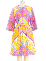 Quilted Satin Hostess Dress Dress arcadeshops.com