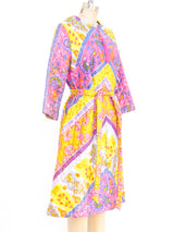 Quilted Satin Hostess Dress Dress arcadeshops.com