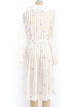 Albert Nipon Floral Chiffon Dress Dress arcadeshops.com