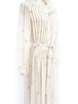 Albert Nipon Floral Chiffon Dress Dress arcadeshops.com