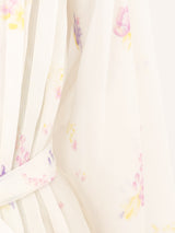 Albert Nipon Floral Chiffon Dress Dress arcadeshops.com