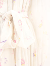 Albert Nipon Floral Chiffon Dress Dress arcadeshops.com