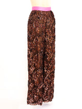 Bill Blass Sequined Lace Pants Bottom arcadeshops.com