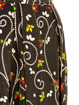 Floral Printed Maxi Skirt Bottom arcadeshops.com