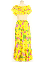 Umbrella Printed Ruffle Ensemble Suit arcadeshops.com