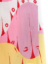Mary McFadden Abstract Printed Silk Dress Dress arcadeshops.com