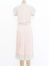 Albert Nipon Polka Dot Printed Dress Dress arcadeshops.com