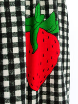 Strawberry Printed Maxi Dress Dress arcadeshops.com