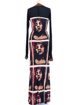 Jean Paul Gaultier Face Printed Jersey Dress Dress arcadeshops.com