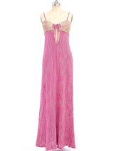 Fuchsia Knit Maxi Dress Dress arcadeshops.com