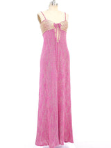 Fuchsia Knit Maxi Dress Dress arcadeshops.com