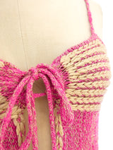 Fuchsia Knit Maxi Dress Dress arcadeshops.com