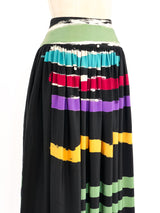 Michaele Volbracht Printed Silk Skirt Bottom arcadeshops.com