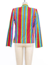 Ungaro Rainbow Striped Jacket Jacket arcadeshops.com