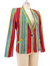 Ungaro Rainbow Striped Jacket Jacket arcadeshops.com