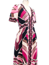 Pucci Printed Silk Dress Dress arcadeshops.com