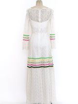 Ribbon Trimmed Lace Dress Dress arcadeshops.com