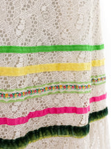 Ribbon Trimmed Lace Dress Dress arcadeshops.com