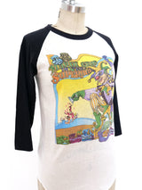 1980's Mardi Gras Graphic Tee T-shirt arcadeshops.com