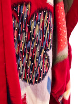 Playing Card Printed Haori Kimono Jacket arcadeshops.com