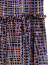 Plaid Ruffled Shirt Dress Dress arcadeshops.com