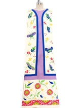 Butterfly Floral Open Sided Tunic Dress arcadeshops.com