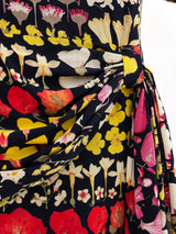 Valentino Botanical Print Silk Dress Dress arcadeshops.com