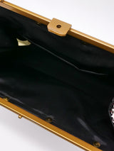 Whiting and Davis White Chainmail Structured Bag Accessory arcadeshops.com