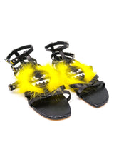 Fendi Monster Gladiator Sandal, 39 Accessory arcadeshops.com