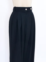 Chanel Double Breasted Black Suit Suit arcadeshops.com