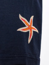 Gucci Aquatic Printed Black Tee Top arcadeshops.com